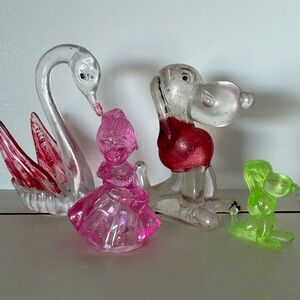 Vintage Small Lucite Toys